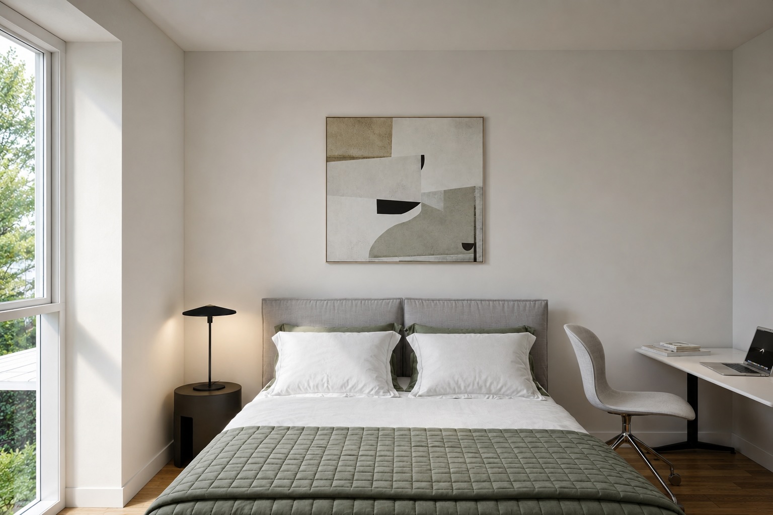 Schlafzimmer &ndash; Innenansicht (Visualisierung)